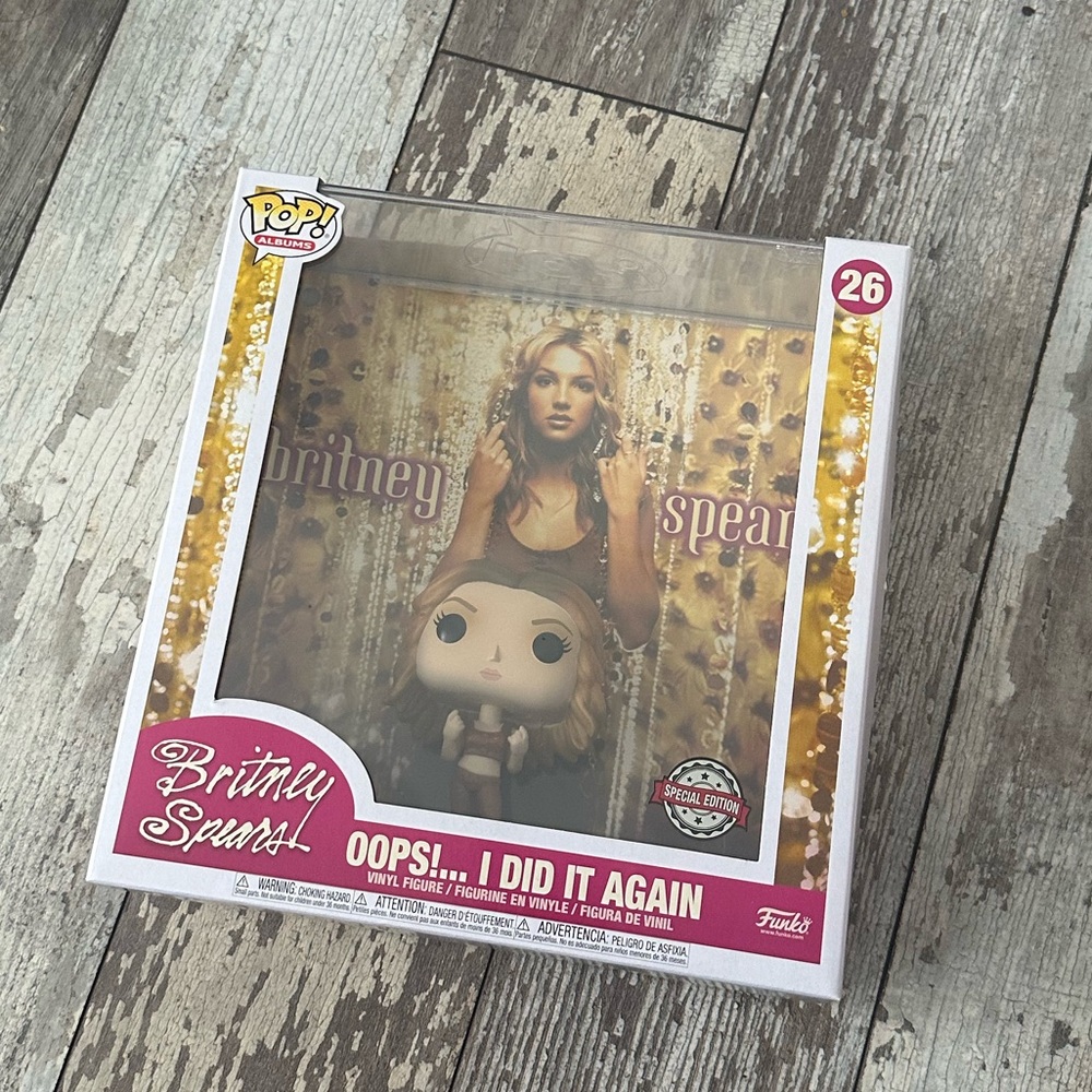 🆕 Funko Pop! Albums: Britney Spears - Oops!... I Did It Again Vinyl Figure